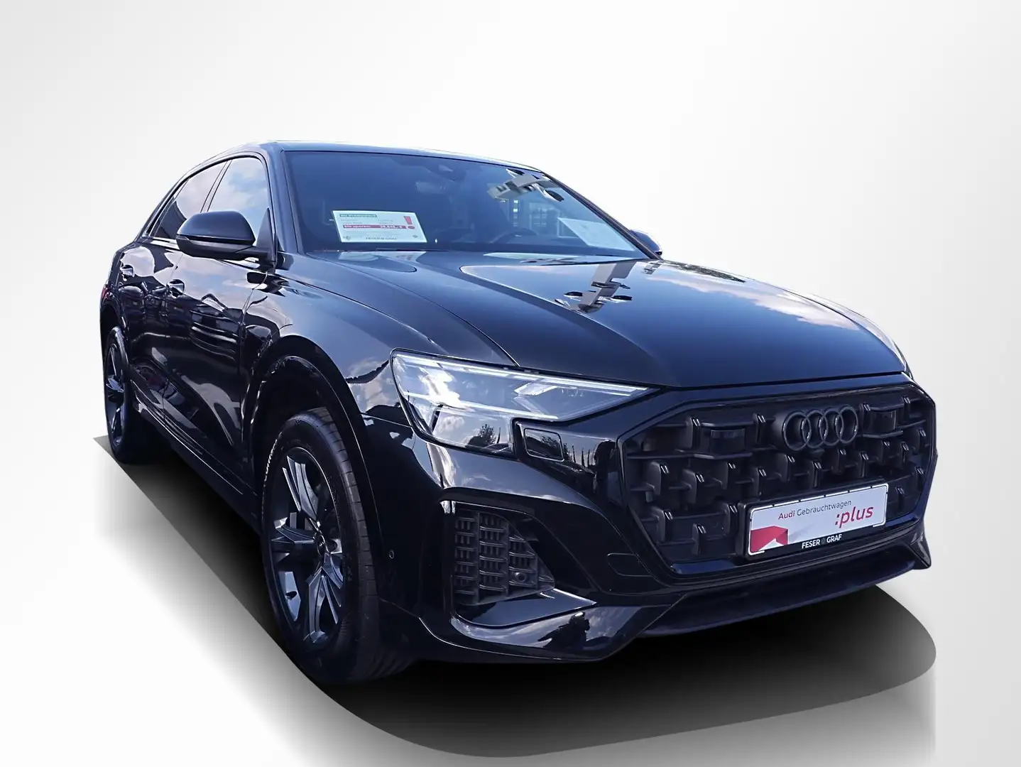 Audi Q8 55 TFSI e qu. ACC AHK Luftf. Matrix Navi 360° Noir - 2