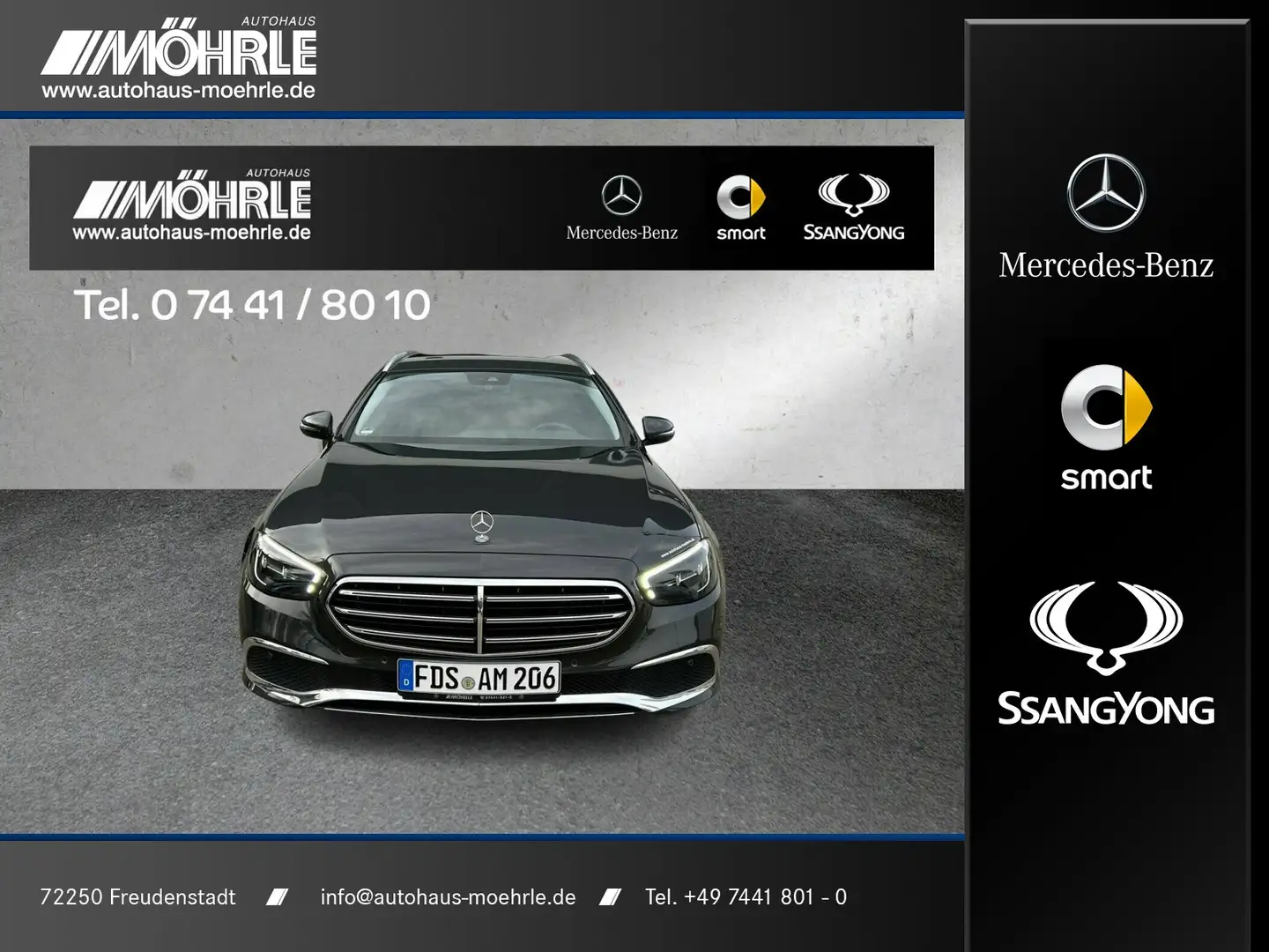 Mercedes-Benz E 200 E 200 d T-Modell Exclusive Avantgarde Interieur Gris - 1
