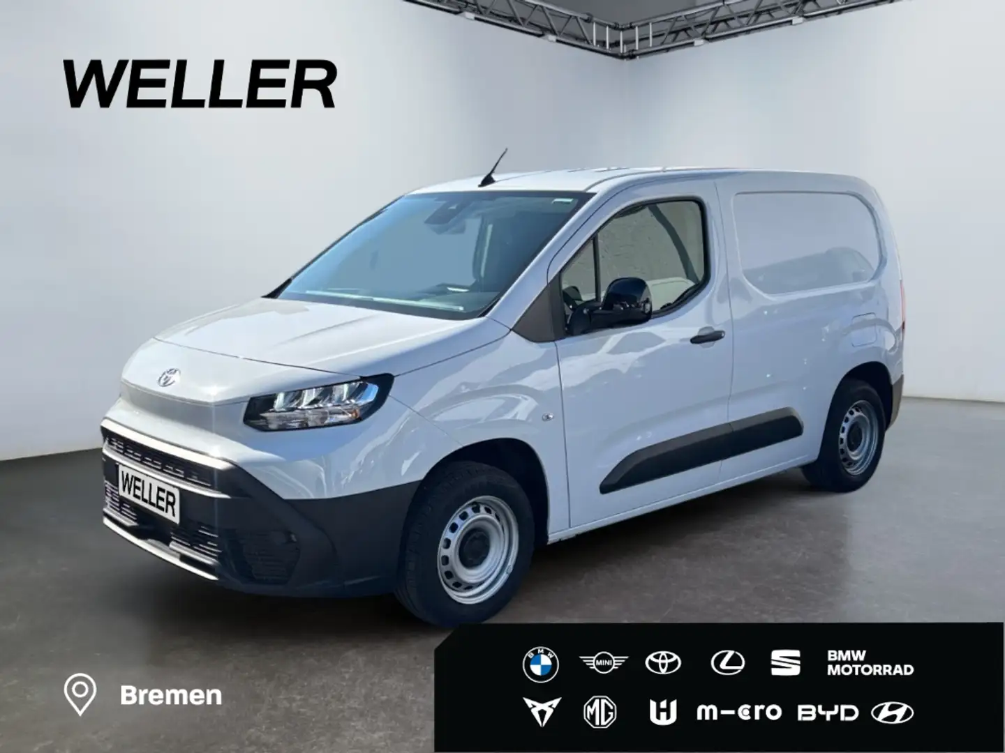 Toyota Proace City 1,5 l D, 102 PS 6MT 4 Türen, 3 Sitze L Weiß - 1