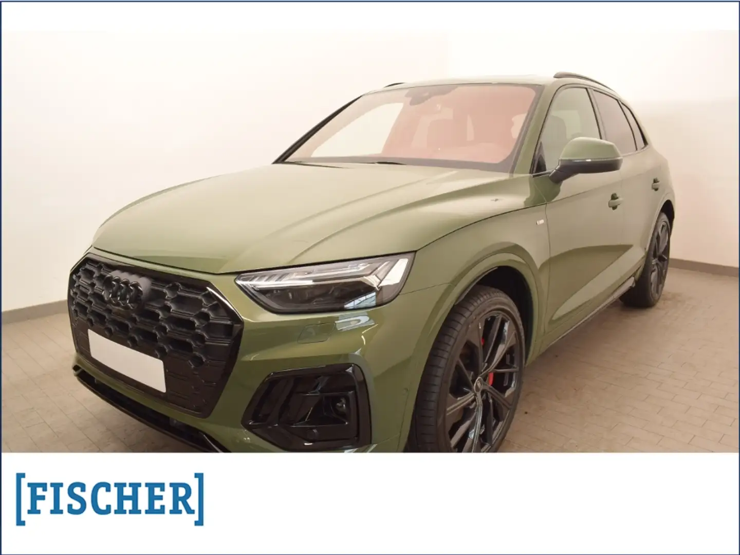 Audi Q5 40TDI quattro S tronic S line LED AHK Navi HUD B&O Green - 1