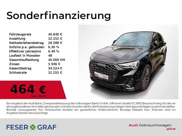 2025 Audi Q3 in Black for sale