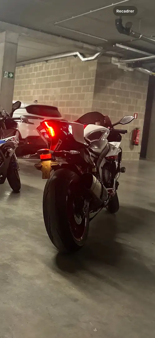 Yamaha YZF-R6 ligne complète akrapovic Abs couleur unique Wit - 2