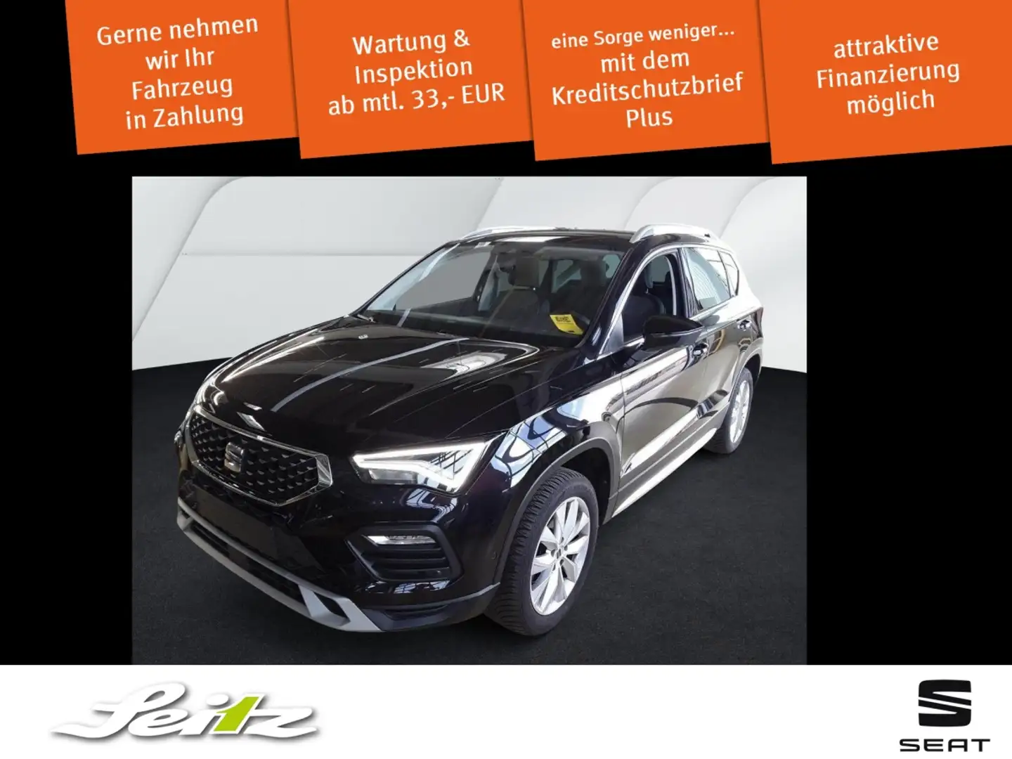 SEAT Ateca 1.5 TSI Xperience *AHK*LED*KAMERA*NAVI* Schwarz - 1