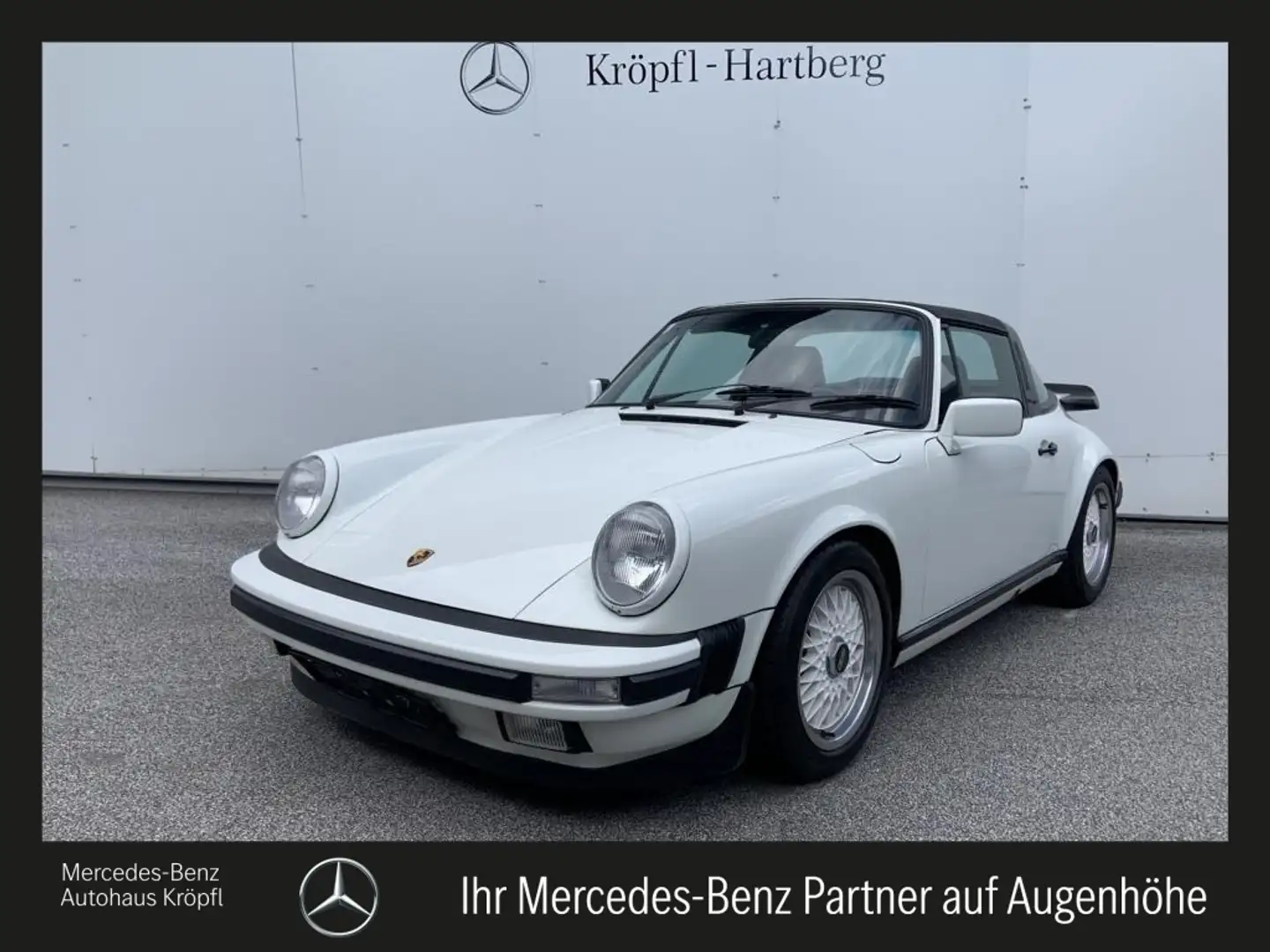 Porsche 911 Carrera 3.2 Targa Weiß - 1