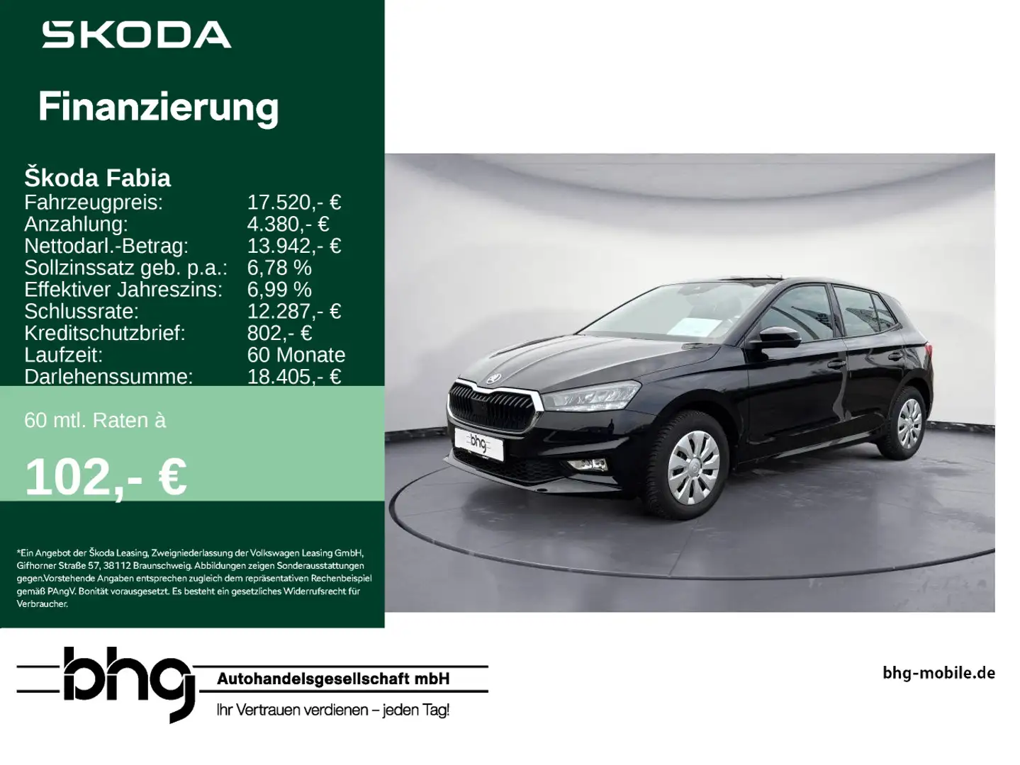 Skoda Fabia 1.0 TSI Selection SHZ PDC hinten ACC LED Nero - 1