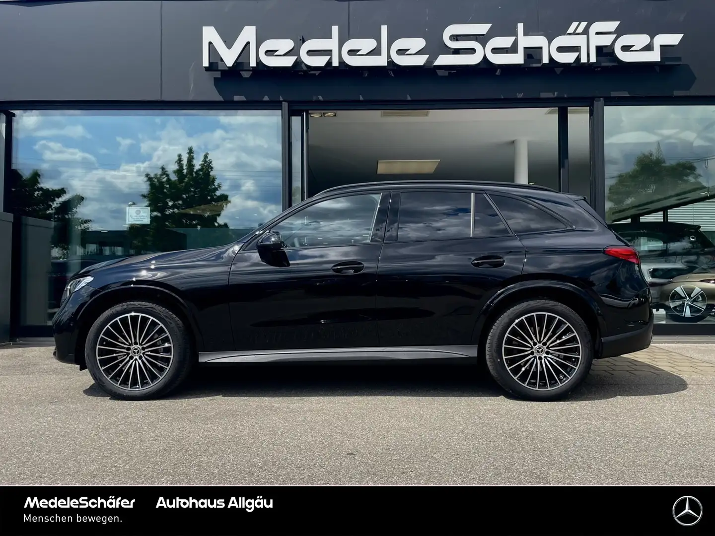 Mercedes-Benz GLC 220 GLC 220 d 4M AMG Night Distr AHK Pano 360° Memo Schwarz - 2
