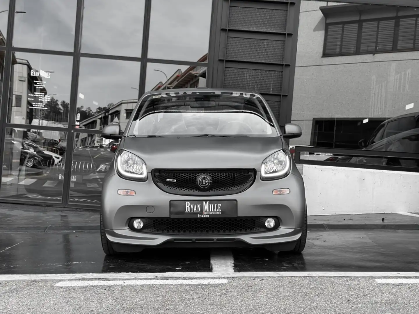 smart forTwo Cabrio 80 Brabus Aut. Gris - 2