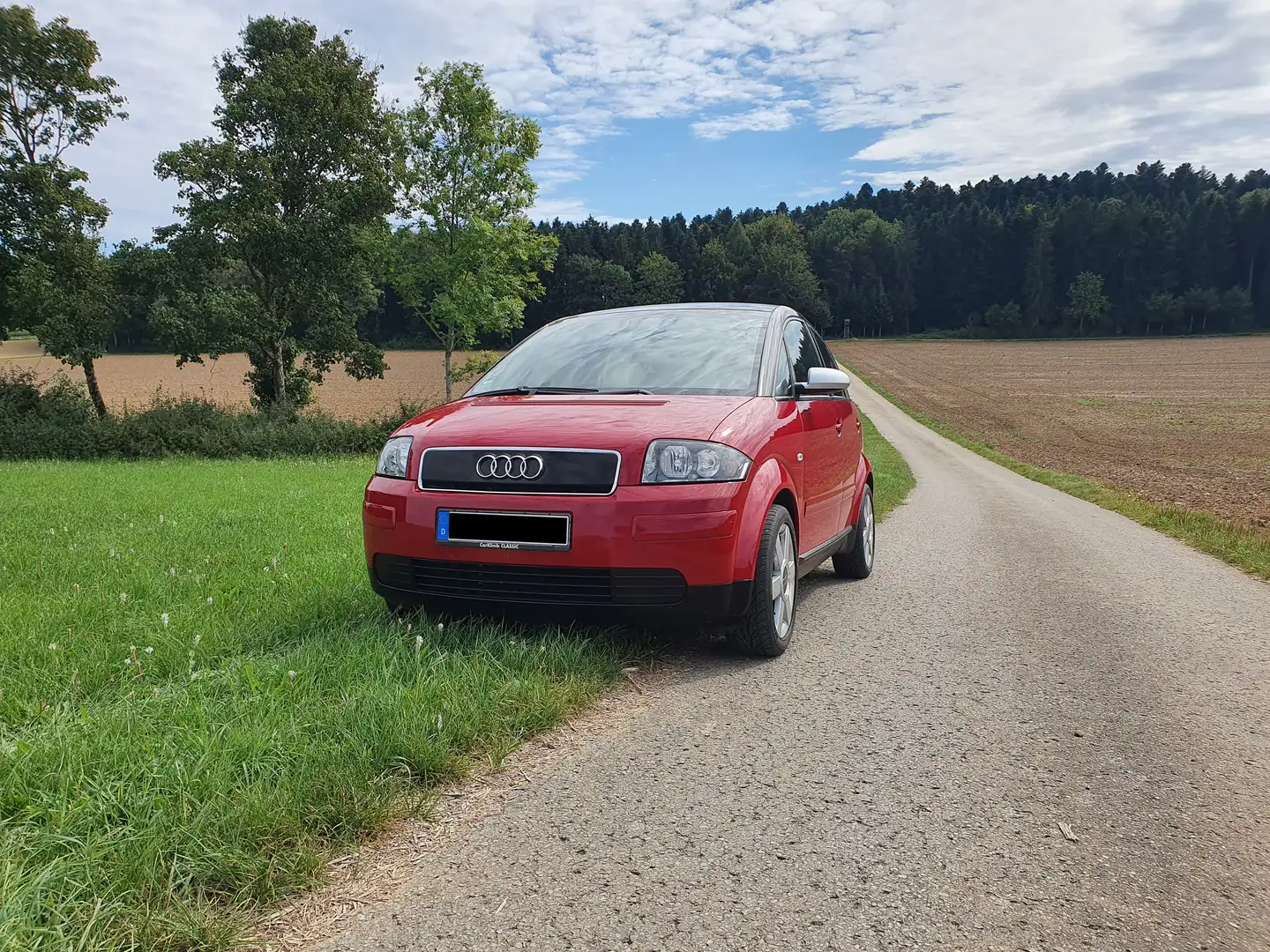 Audi A2 Kleinwagen in Rot gebraucht in Schopfloch für € 6.700
