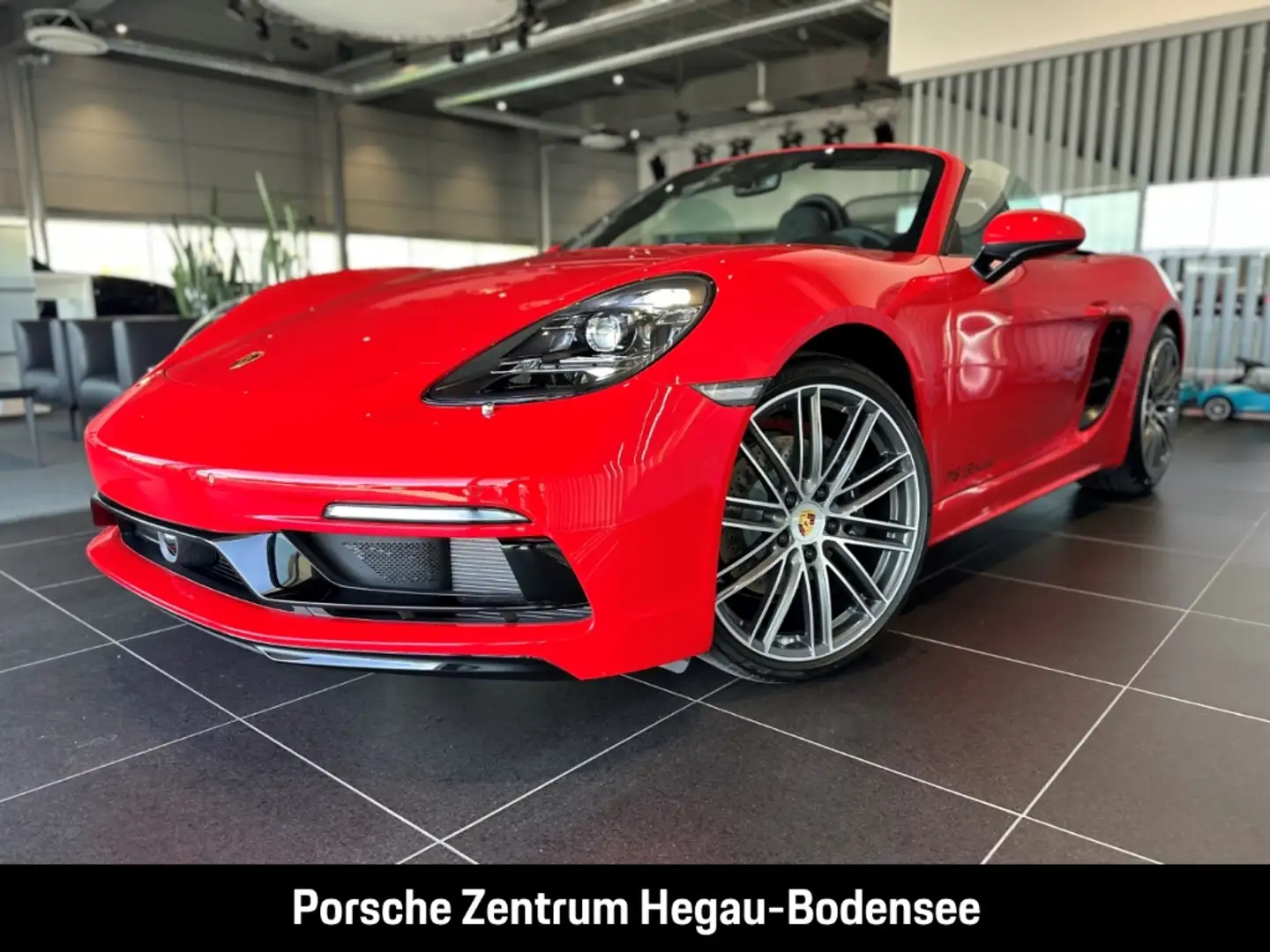 Porsche Boxster 718/Sport Chrono Paket inkl. Mode-Schalter Rot - 1