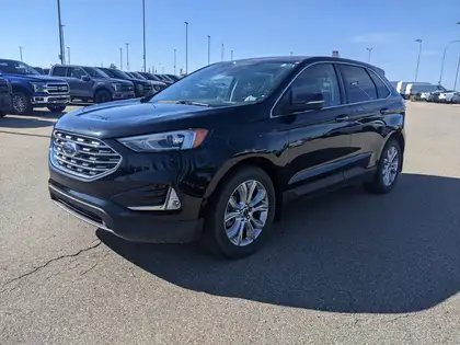 Black 2021 Ford Edge SUV / Crossover All-Wheel Drive 8-Speed Automatic