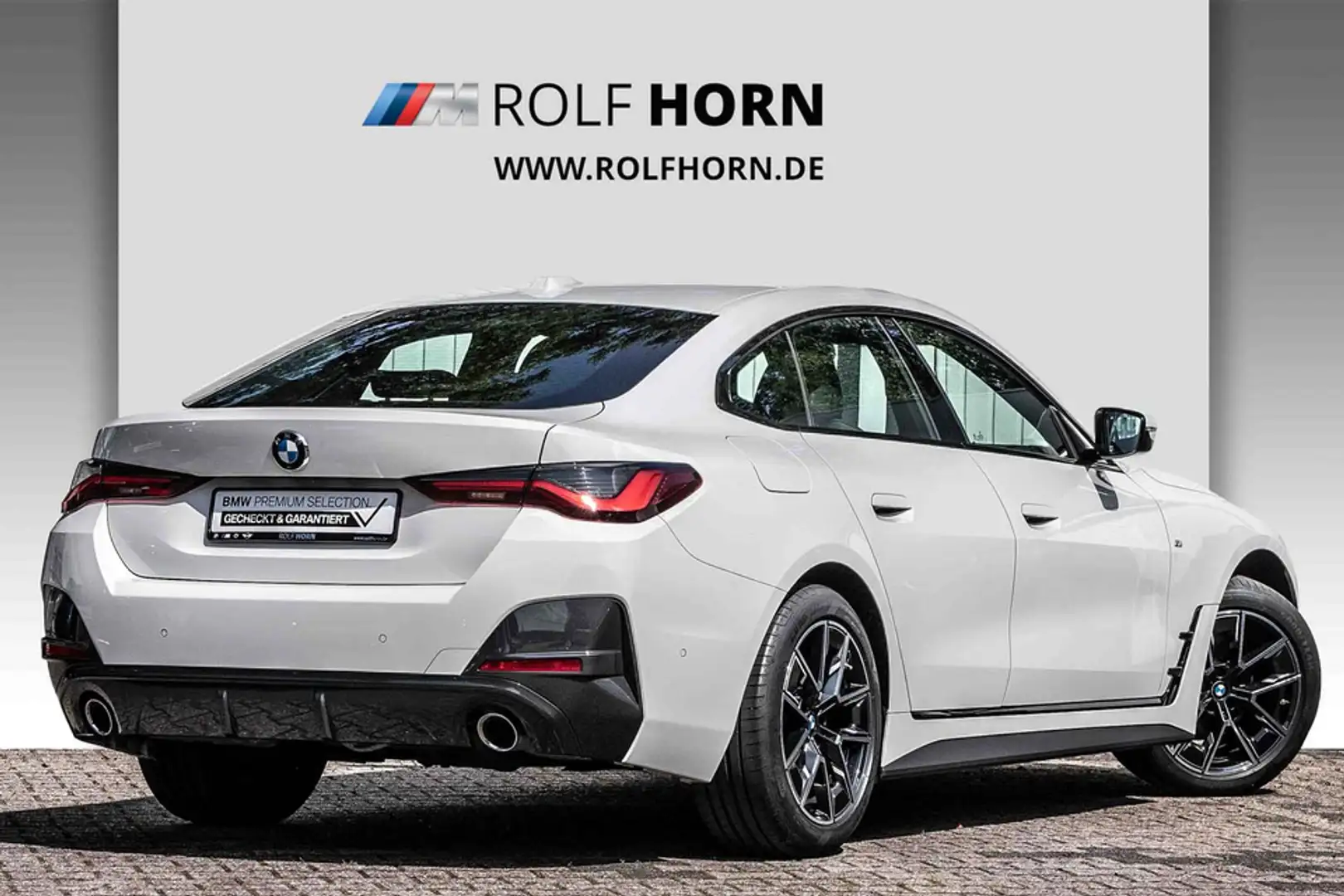 BMW 420 d Gran Coupe M Sportpaket AHK HiFi Navi RfKam Weiß - 2