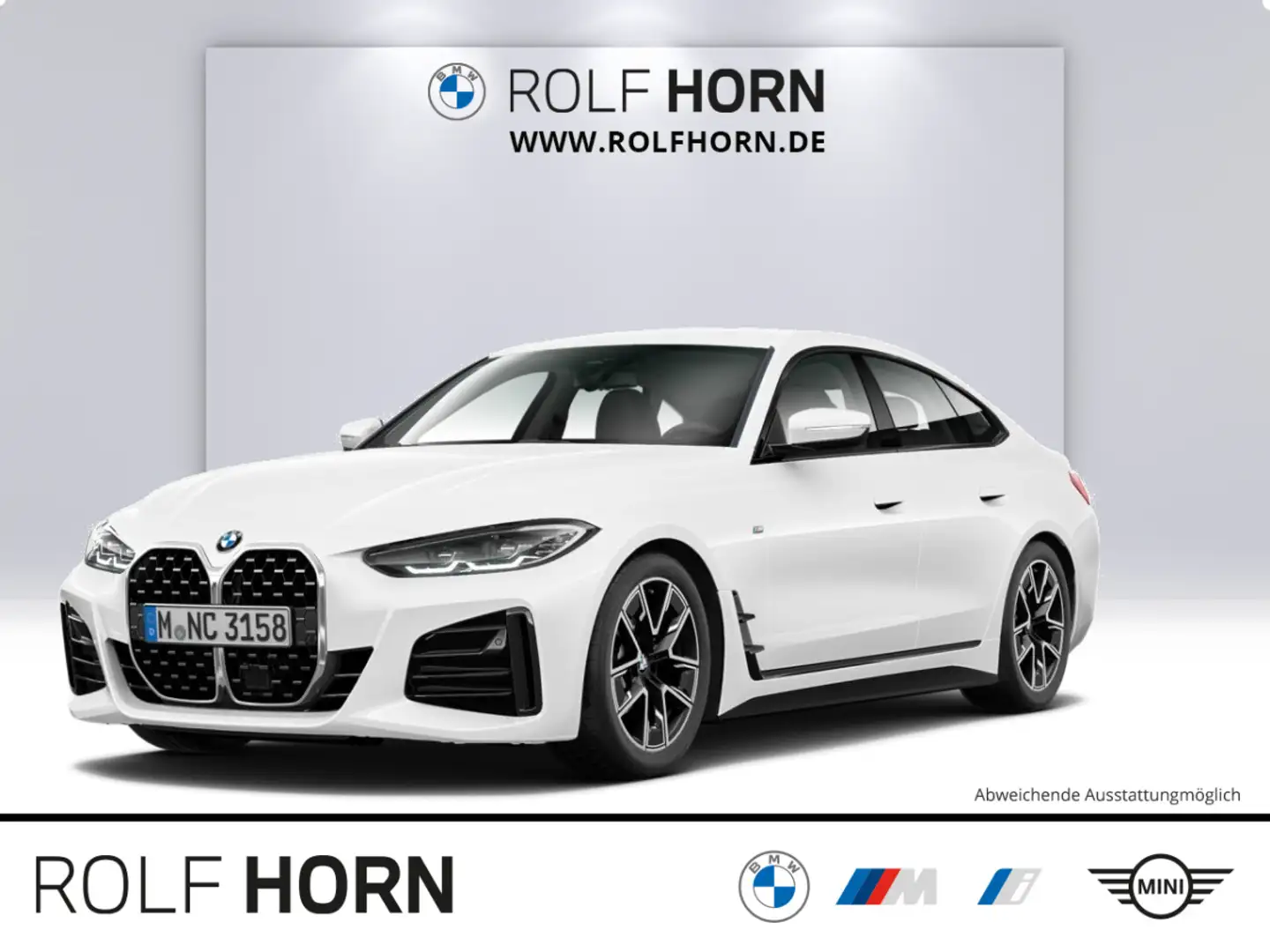BMW 420 d Gran Coupe M Sportpaket AHK HiFi Navi RfKam Bianco - 1