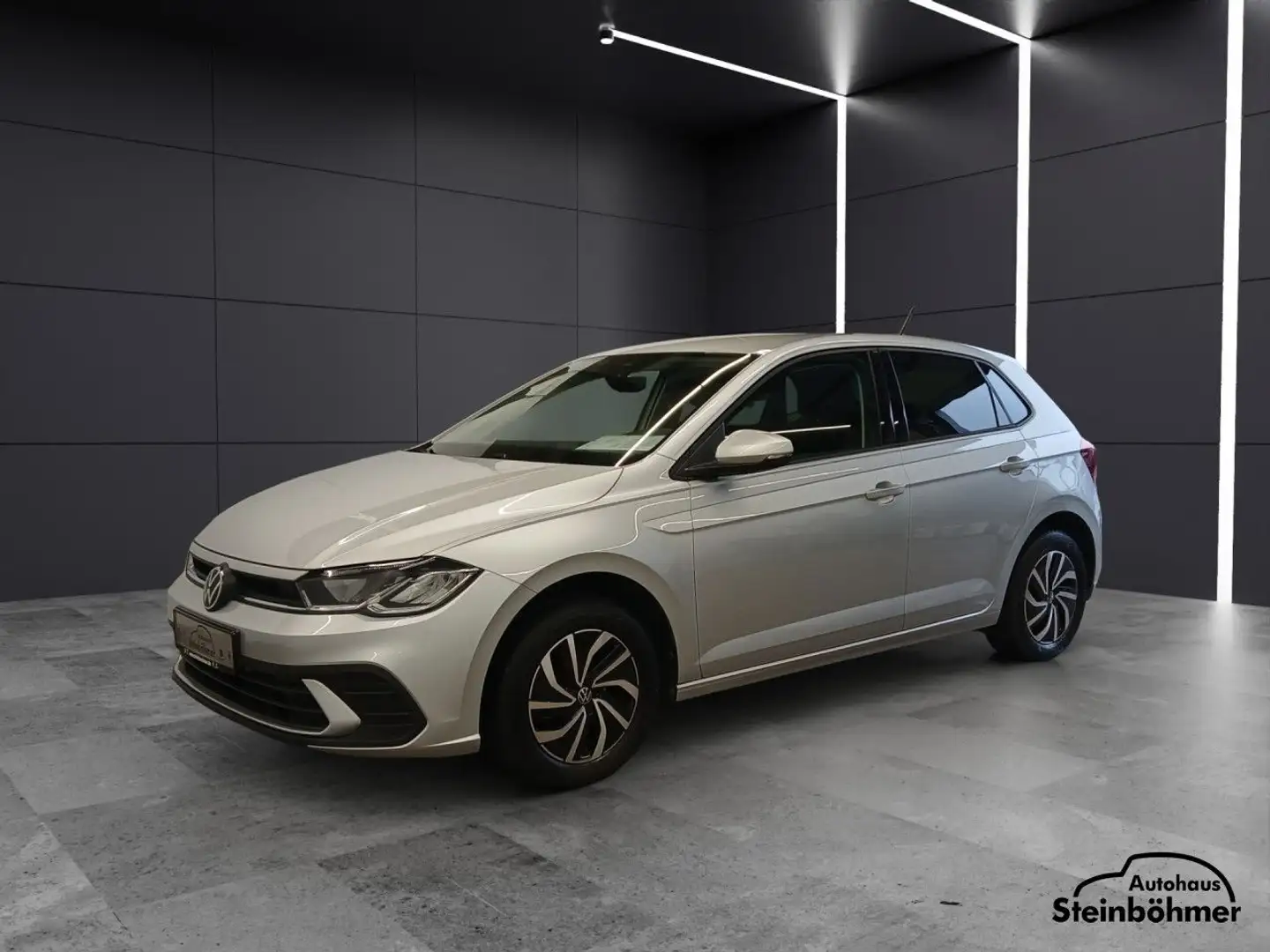 Volkswagen Polo Life 1.0TSI AppCon Bluetooth AHK SHZ LED Argent - 1