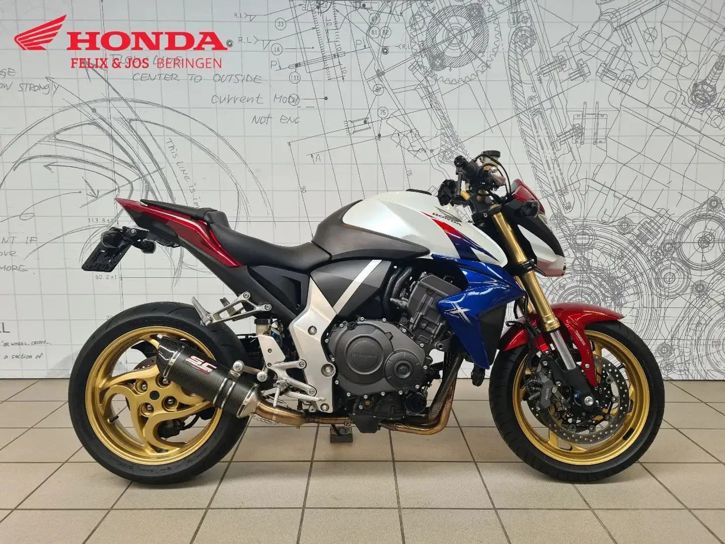 Honda CB 1000 CB1000R CB R Wit - 1