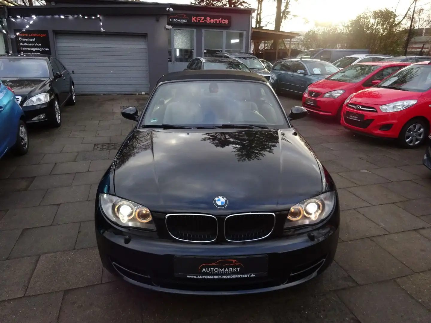 BMW 118 1 Cabrio 118d /Leder / PDC / SHZ / Tempomat Schwarz - 2