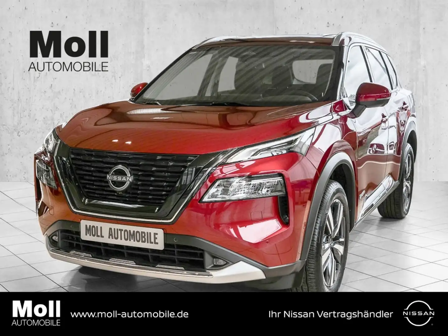 Nissan X-Trail Tekna 1.5 VC-T e-Power 204PS 4x2 Panorama-Glasschi Rojo - 1