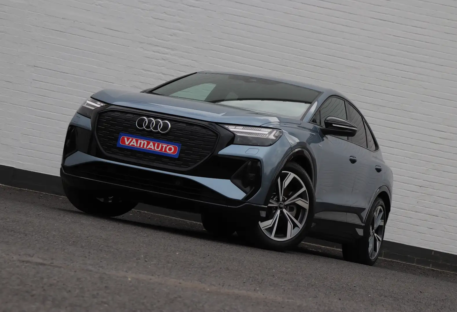 Audi Q4 e-tron 50 Sportback Quattro S-line - Matrix/Keyless/SONOS Bleu - 1