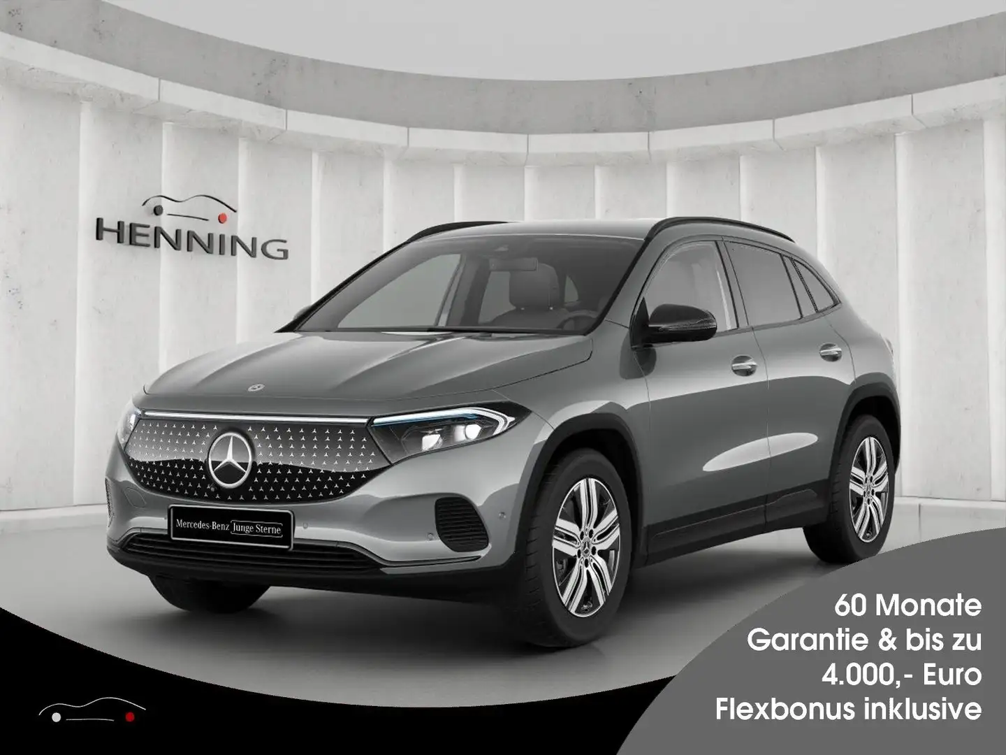Mercedes-Benz EQA 300 Electric Art 4M Night 360° Distroni Totw Grau - 1