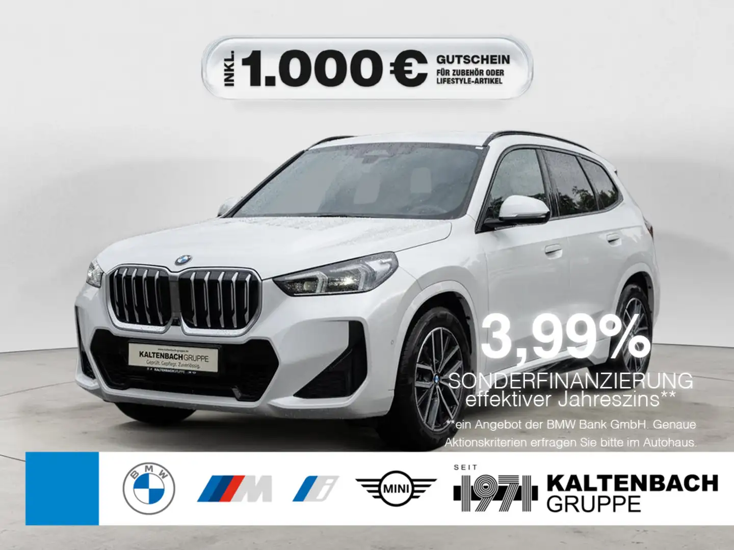 BMW X1 xDrive 20d M-Sport AHK HUD LED NAVI KAMERA Blanc - 1