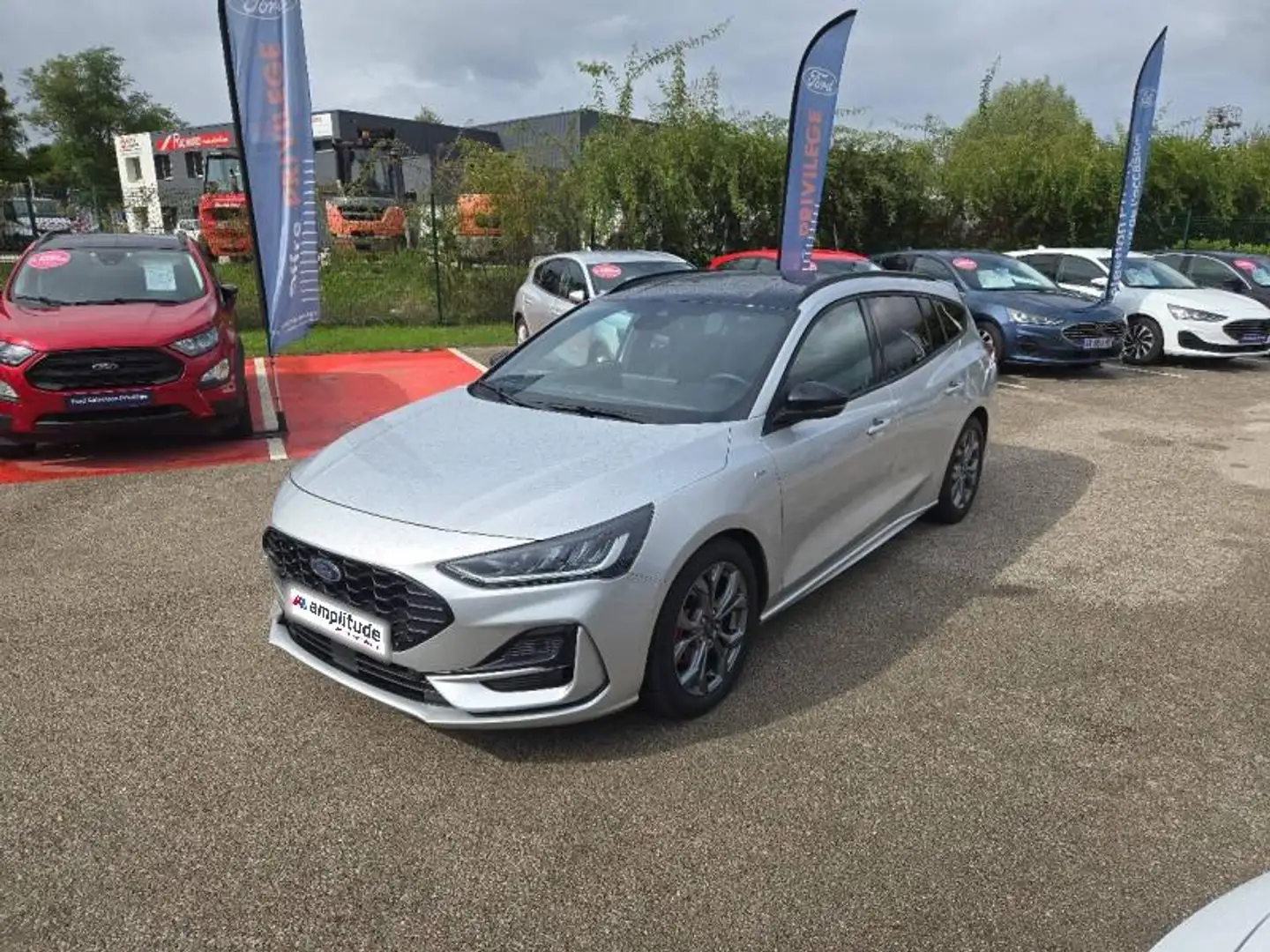 Ford Focus 1.5 EcoBlue 115ch ST-Line X BVA8 Gris - 1