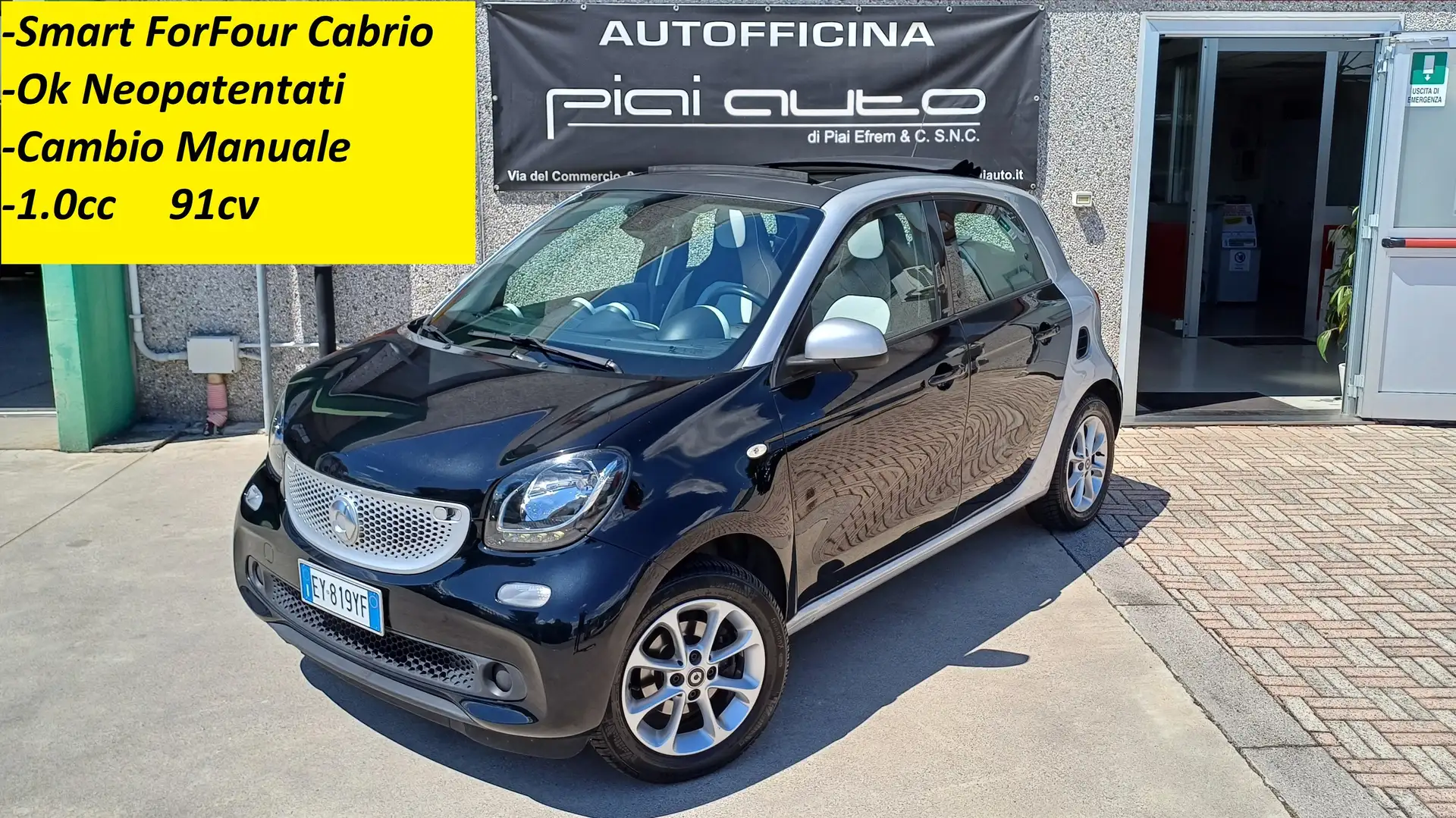 smart forFour 2015 1.0 Passion 71cv CABRIO ok neopatentati E6 - 1