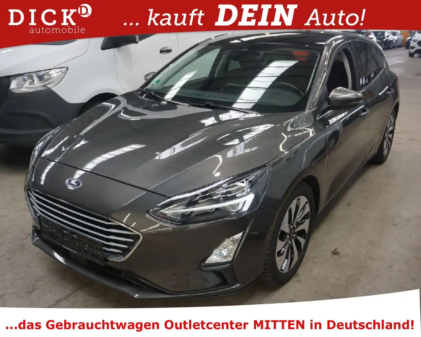 Ford Focus Lim. C&C 1.5EB PANO/ACC/LED/RFK/NAVI/SHZ/8 Grau - 1