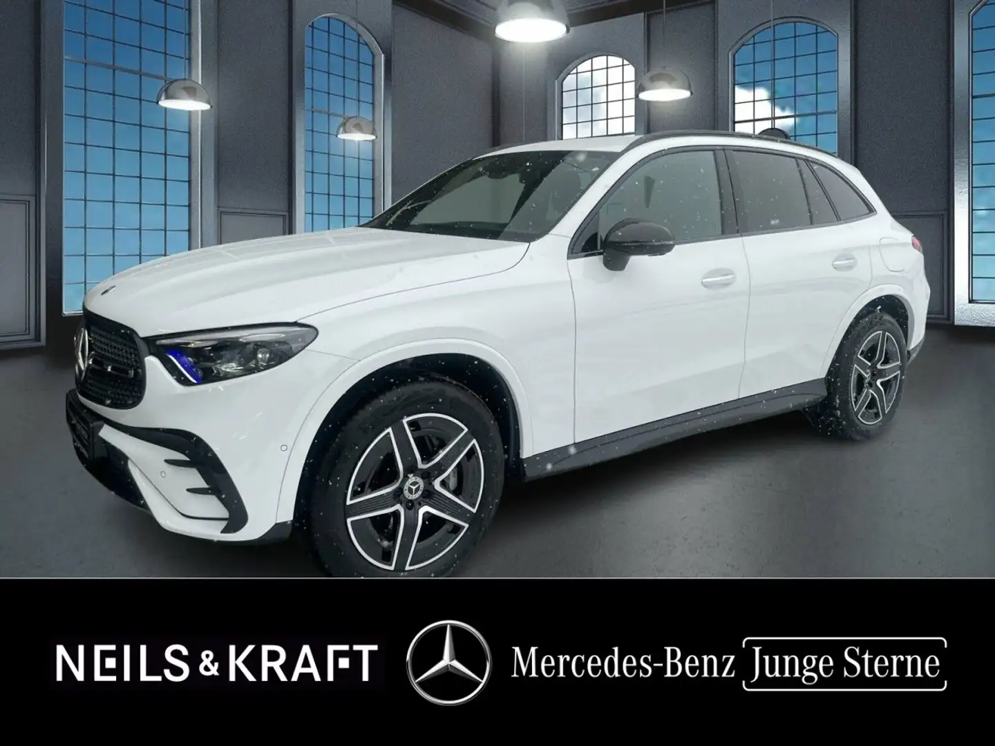 Mercedes-Benz GLC 300 de 4M AMG+NIGHT+DIGI LIGHT+MEMORY+TOTW Weiß - 1