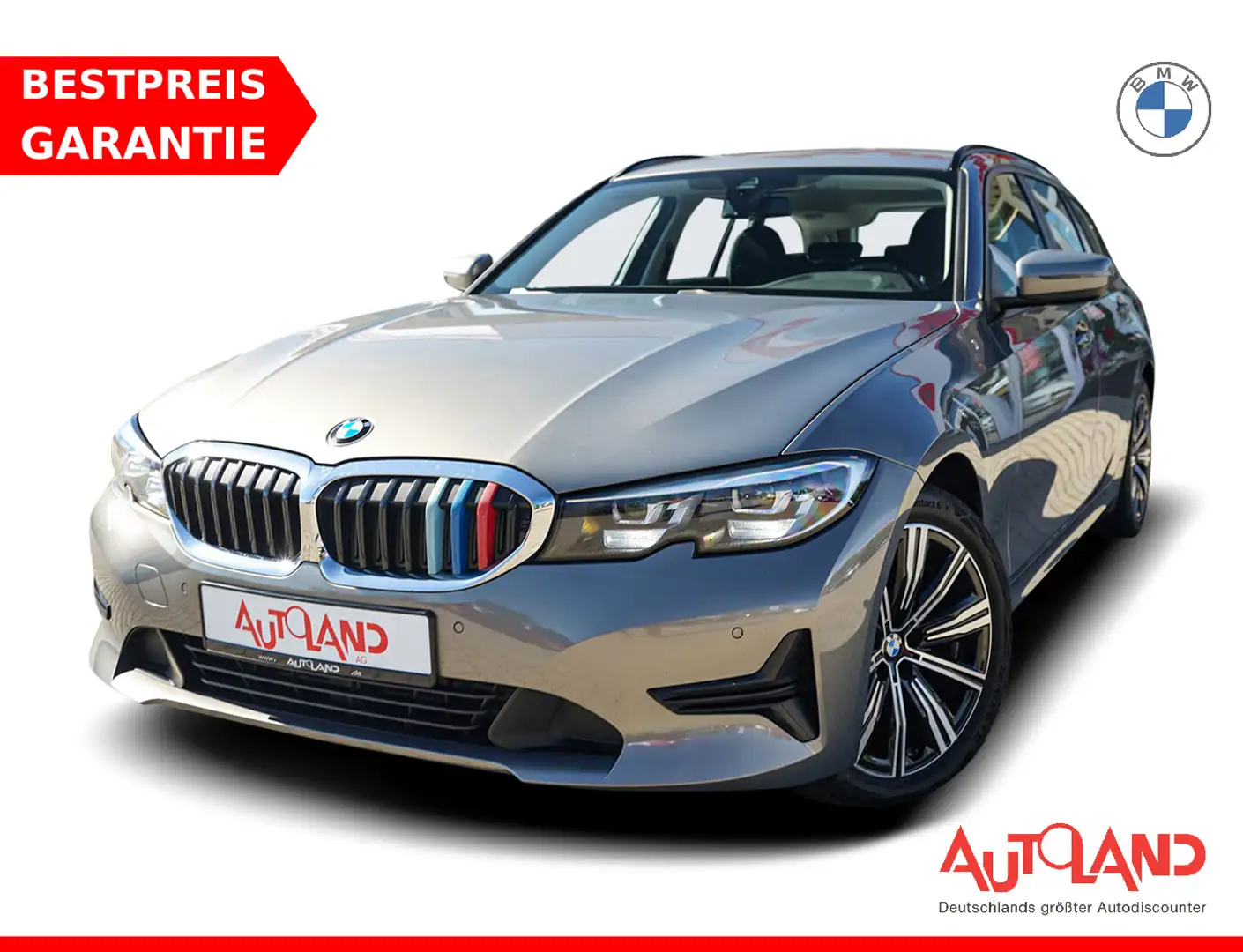 BMW 318 318d Touring Advantage Virtual Cockpit Navi AHK Grigio - 1