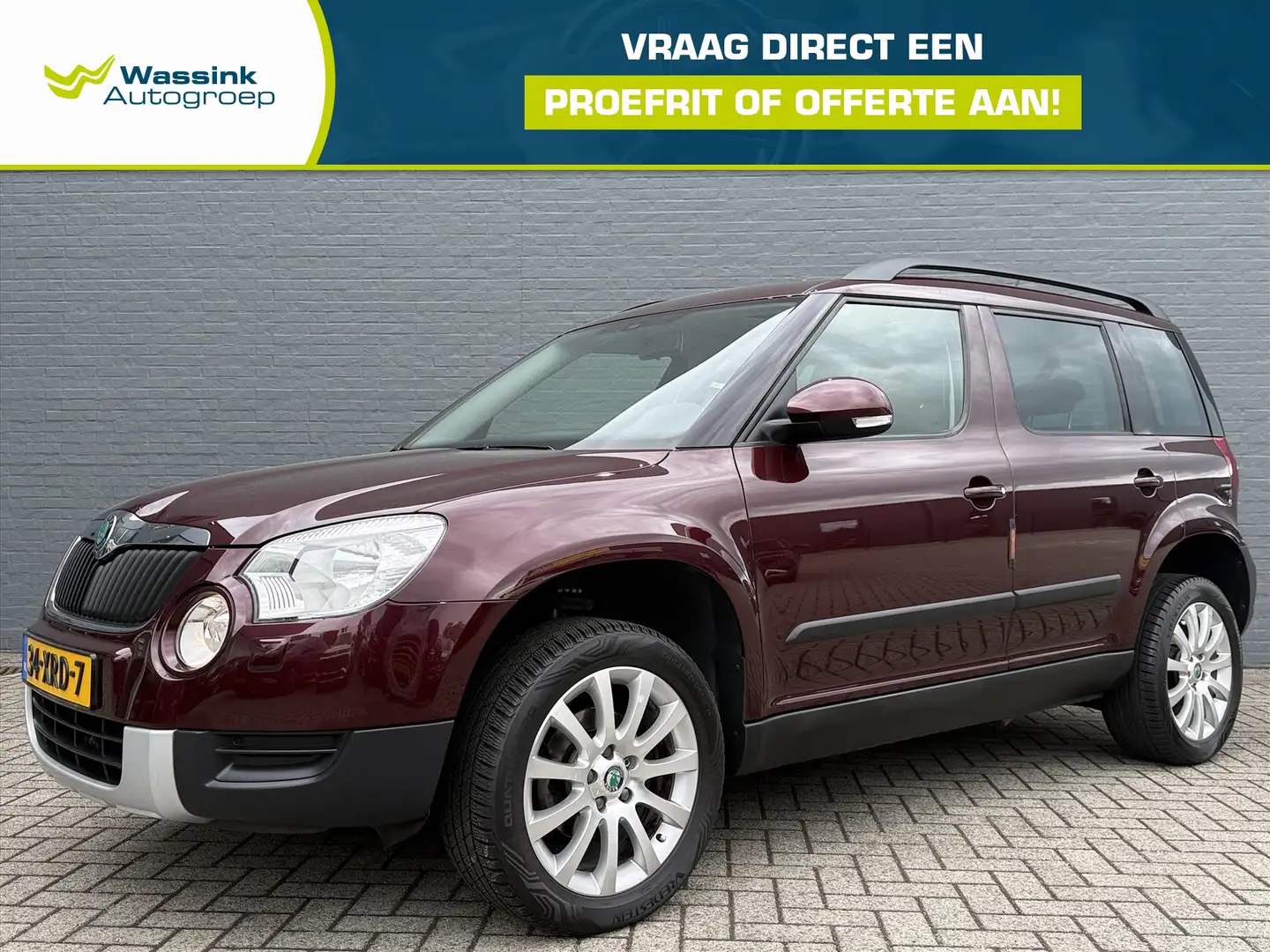 Skoda Yeti 1.2 TSI 105pk Ambition | Climate Control | Navigat Červená - 1