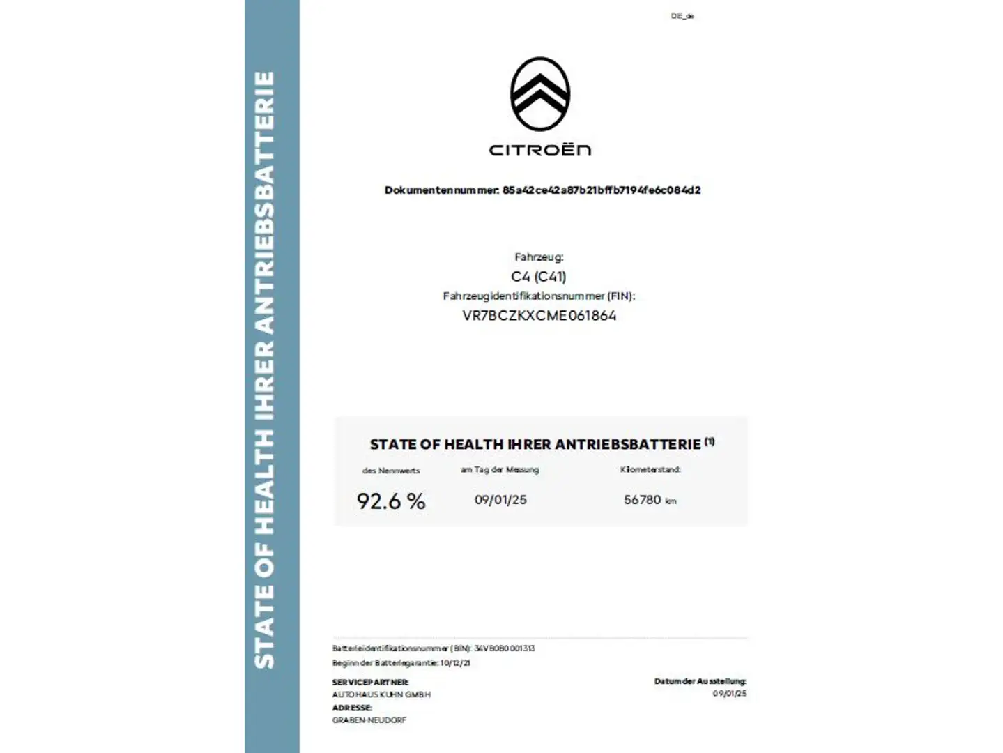 Citroen E-C4 Electric Piros - 2