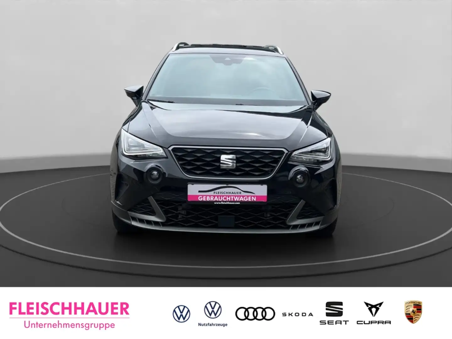 SEAT Arona FR 1.0 TSI Voll-LED Sitzhz Navi Full/Link Schwarz - 2