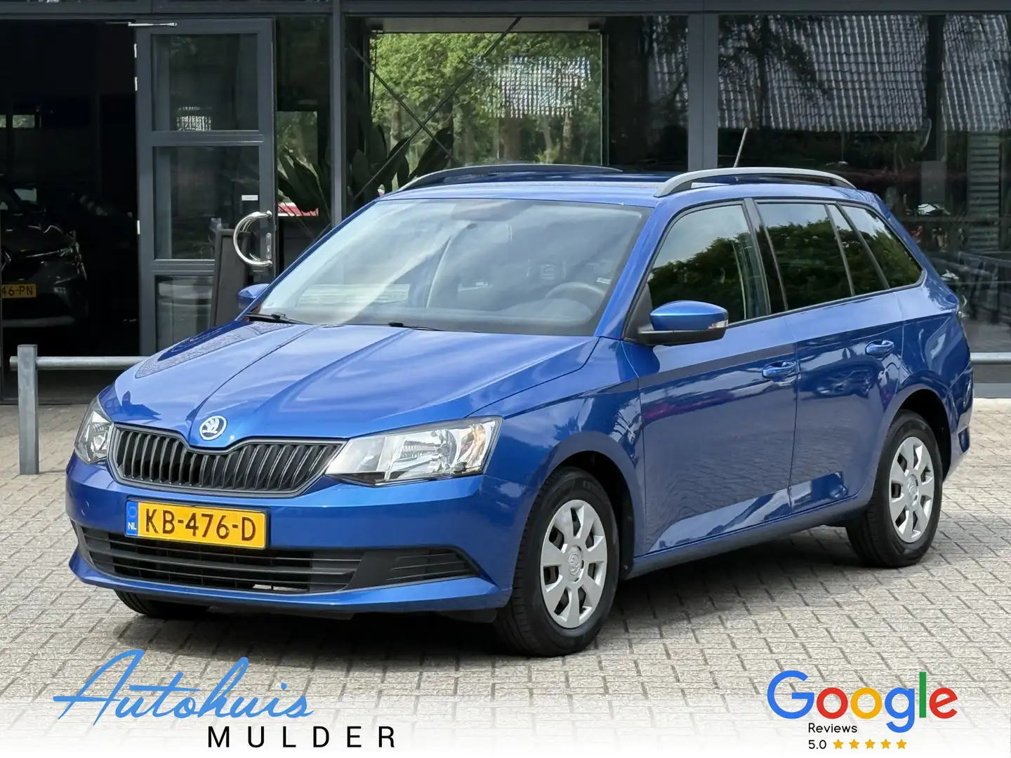 Skoda Fabia Combi 1.0 Ambition/Trekhaak/Airco/5Drs Blauw - 1