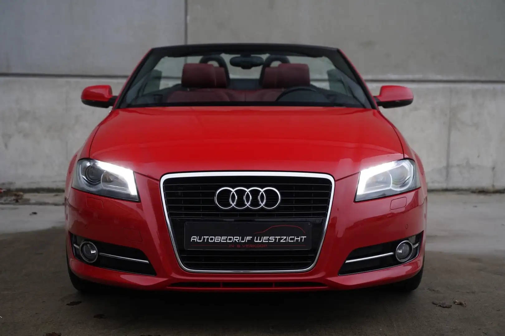 Audi A3 Cabriolet 2.0 TFSI 200pk Automaat, Leder, Led, Nav Rouge - 2