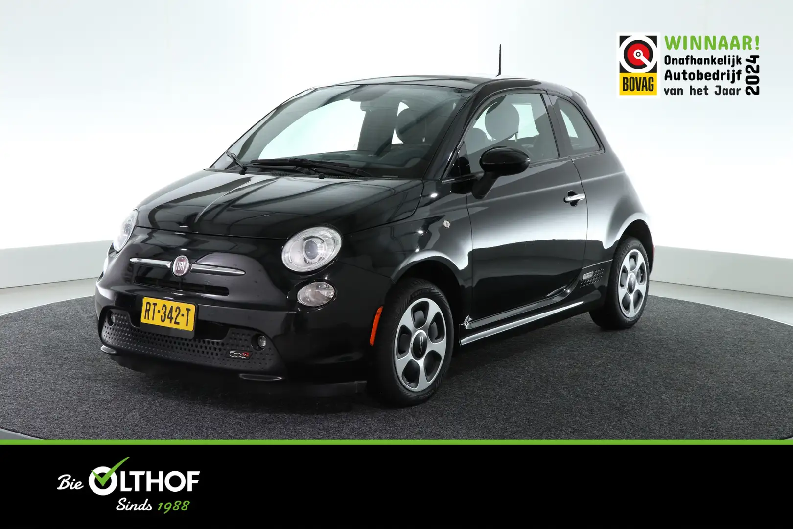 Fiat 500e 24kwh | STOELVERW. | CRUISE | CLIMA | Schwarz - 1