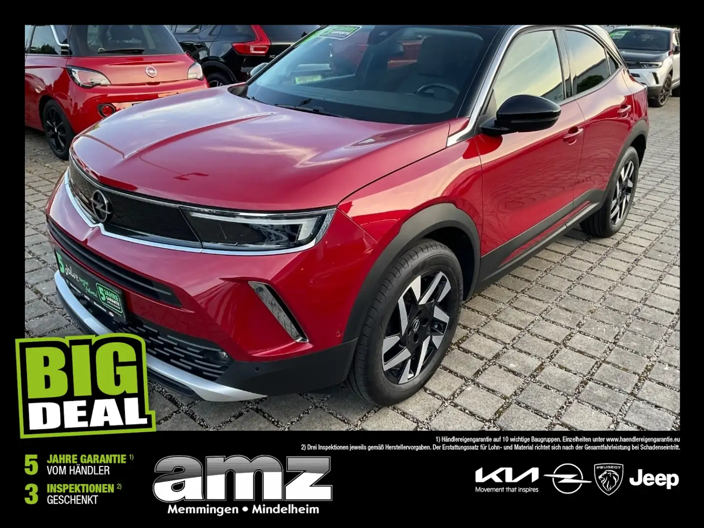 Opel Mokka 1.2 Turbo Elegance LED+SHZ+Fernlichtass. Rood - 1