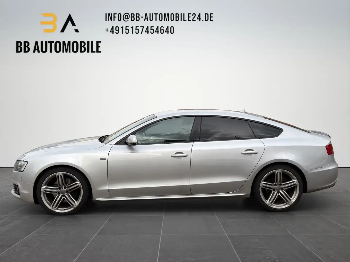 Audi A5 Sportback 3.0 TDI quattro S line Sport XENON Silber - 2