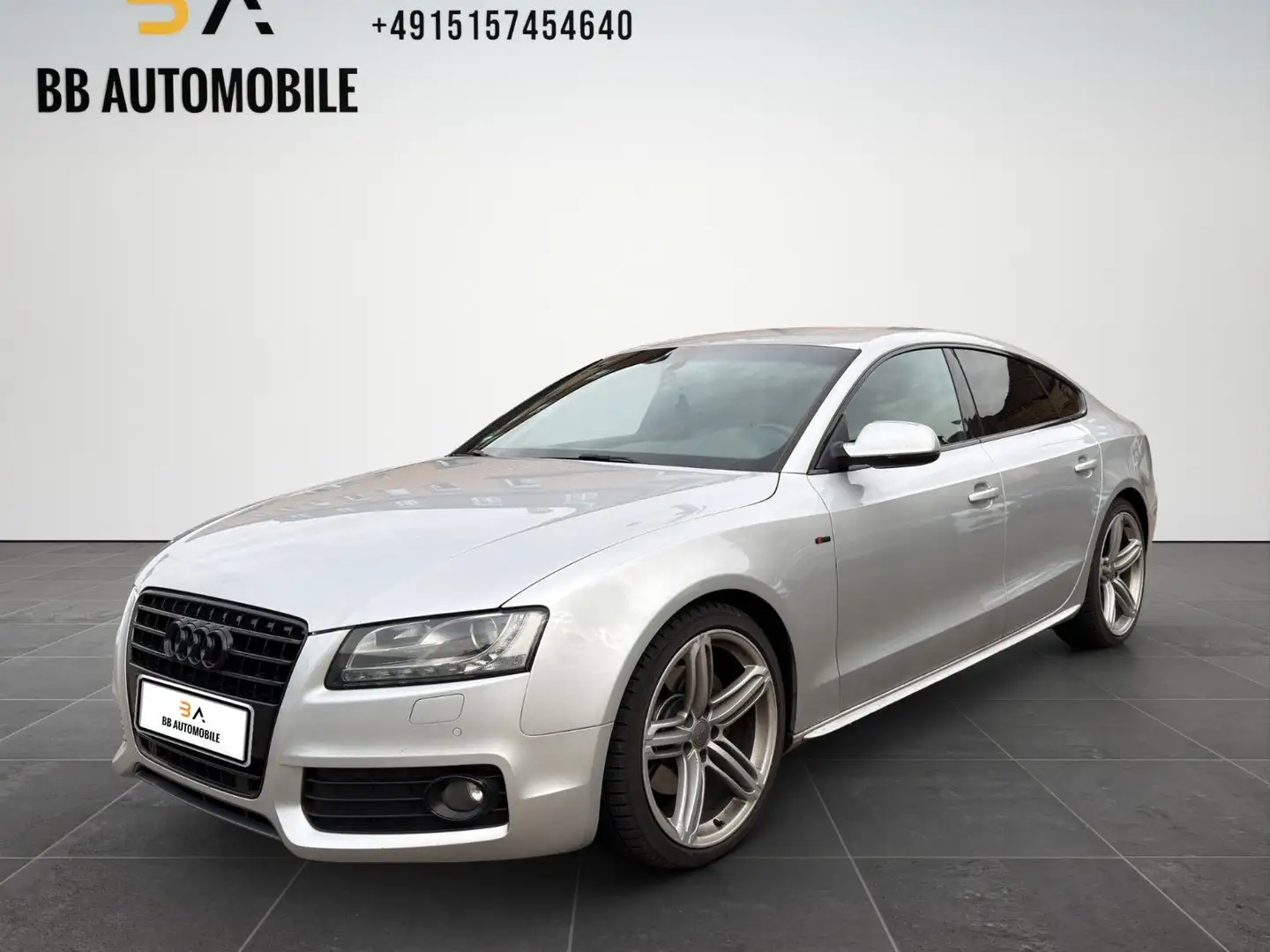 Audi A5 Sportback 3.0 TDI quattro S line Sport XENON Silber - 1