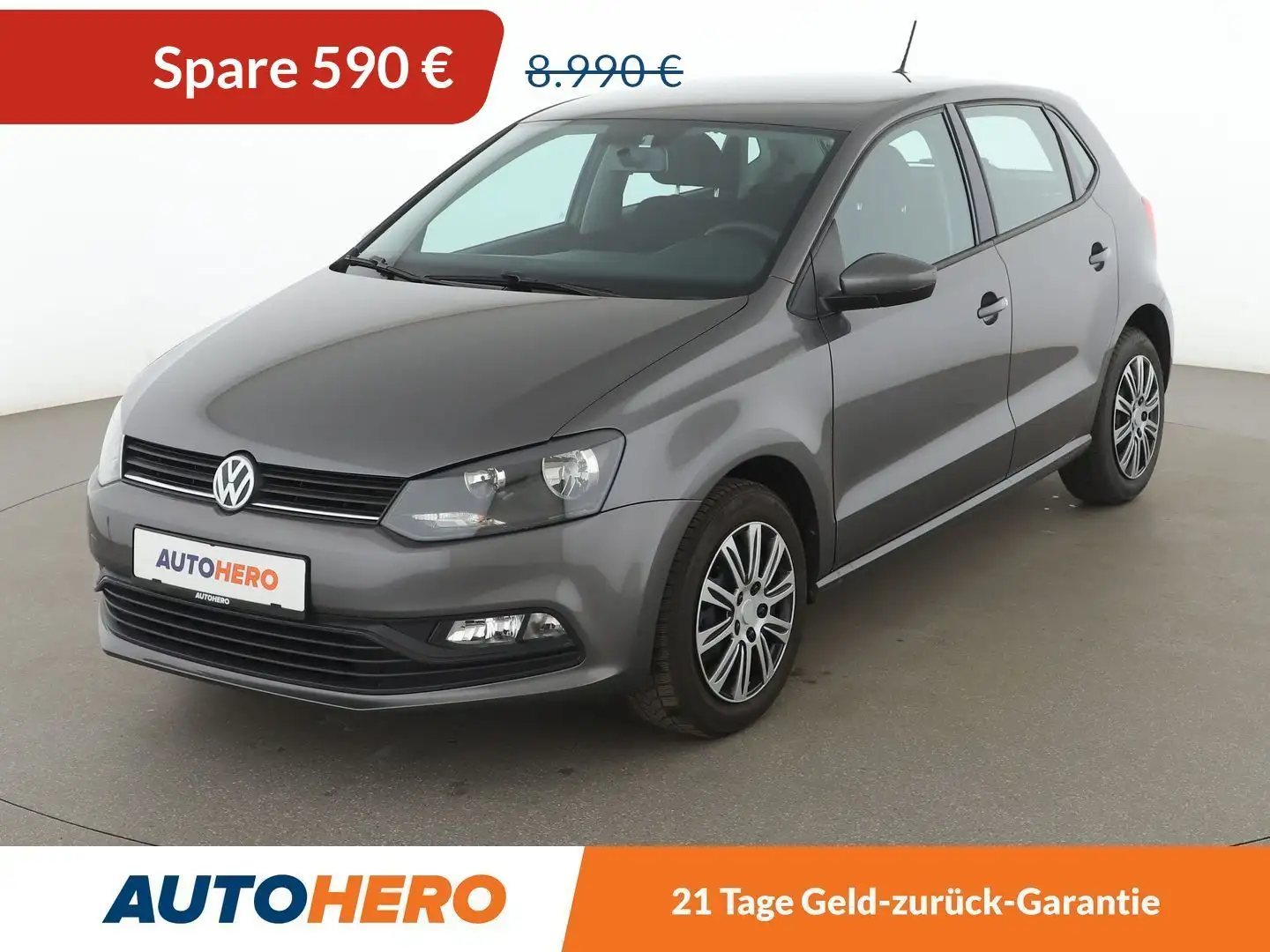 Volkswagen Polo 1.0 Edition BlueMotion*KLIMA*GARANTIE* Grau - 1