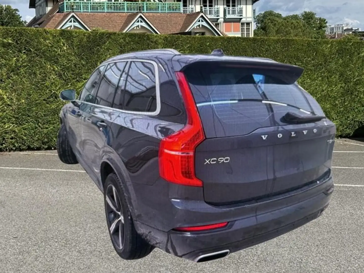 Volvo XC90 T8 Twin Engine 303 + 87ch R-Design Geartronic 7 pl Gris - 2