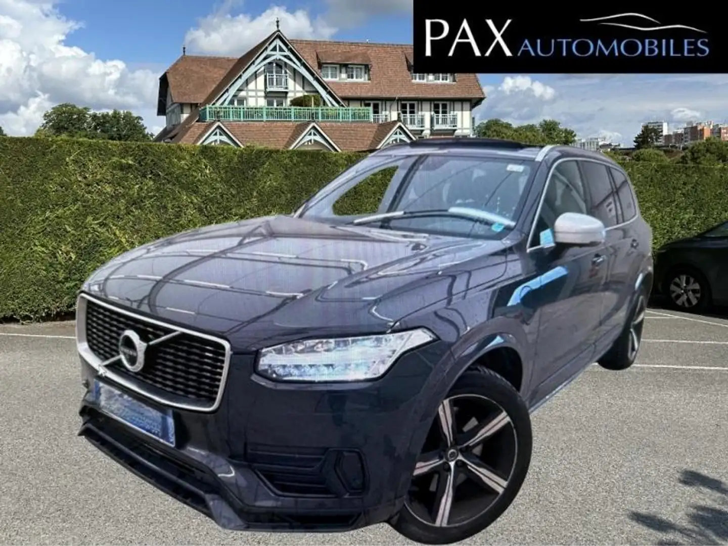 Volvo XC90 T8 Twin Engine 303 + 87ch R-Design Geartronic 7 pl Gris - 1
