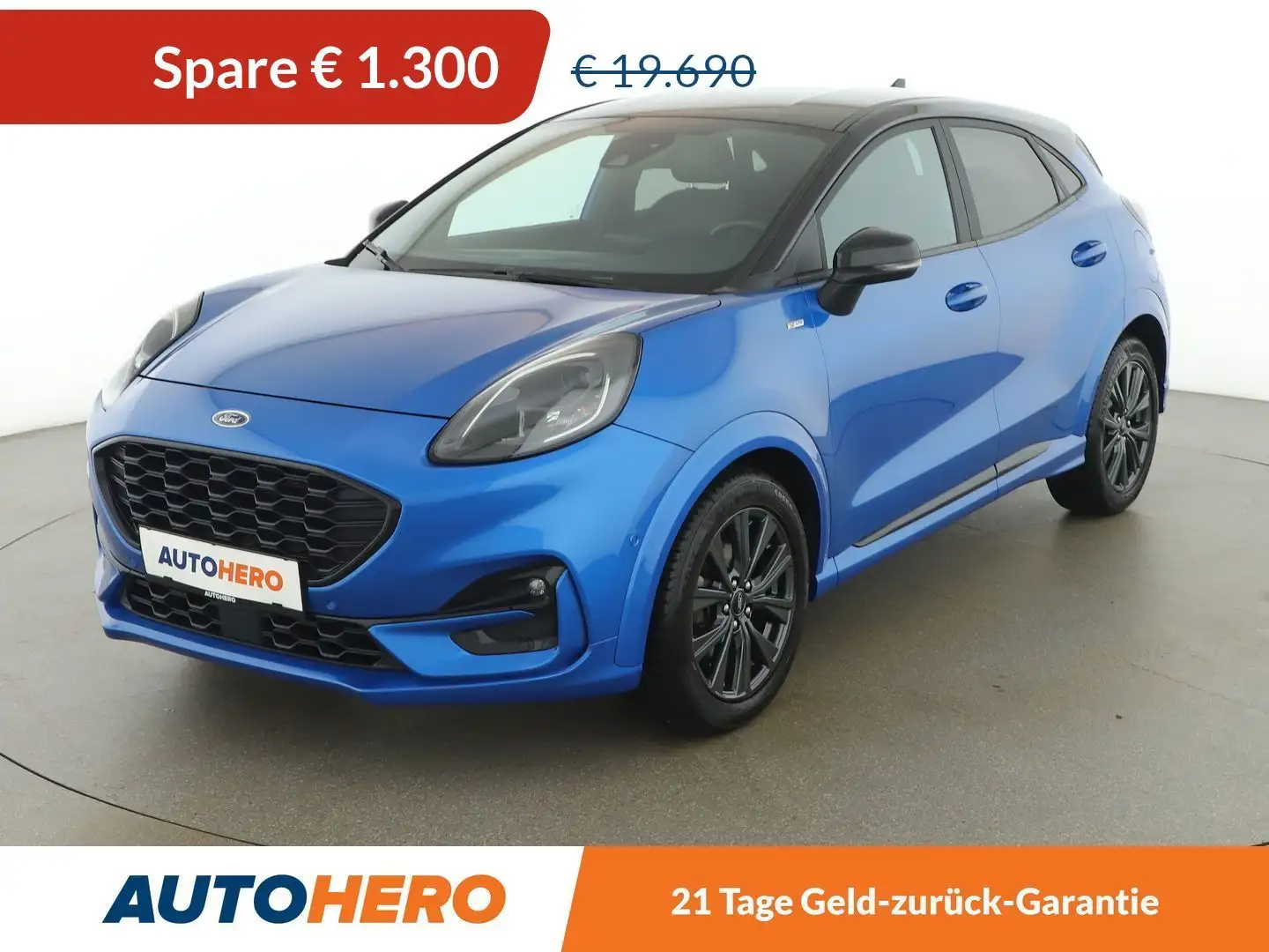 Ford Puma 1.5 TDCi EcoBlue ST-Line X Blau - 1