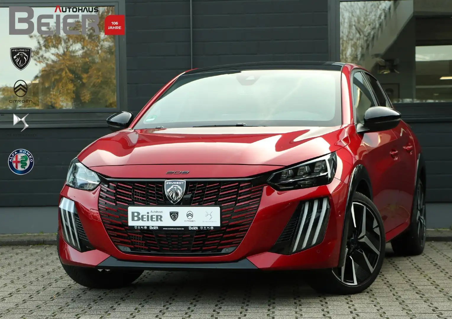 Peugeot 208 1,2 100 GT Sitzh/ Klimaau./ PDC Rot - 1