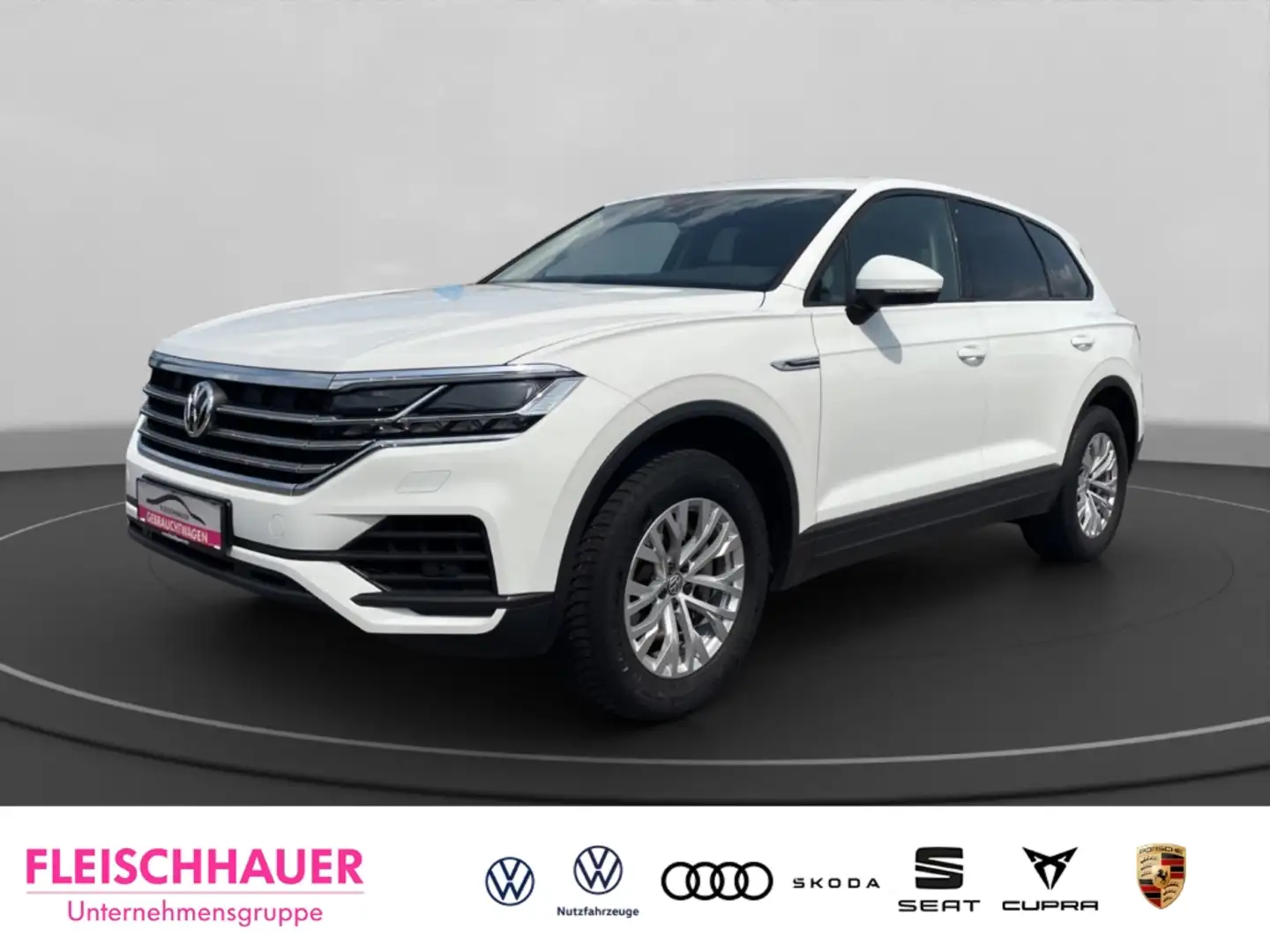 Volkswagen Touareg 4Motion 3.0 V6 TDI LaneAss GRA DWA Keyless Privacy Blanc - 1
