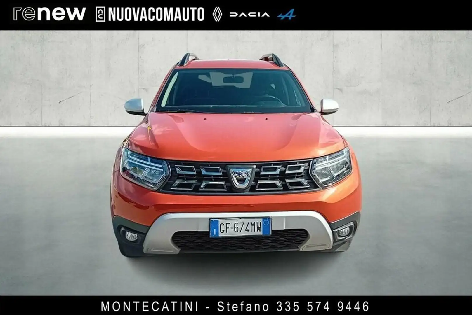 Dacia Duster 1.5 blue dci Prestige 4x4 115cv AUTOCARRO N1 Arancione - 2