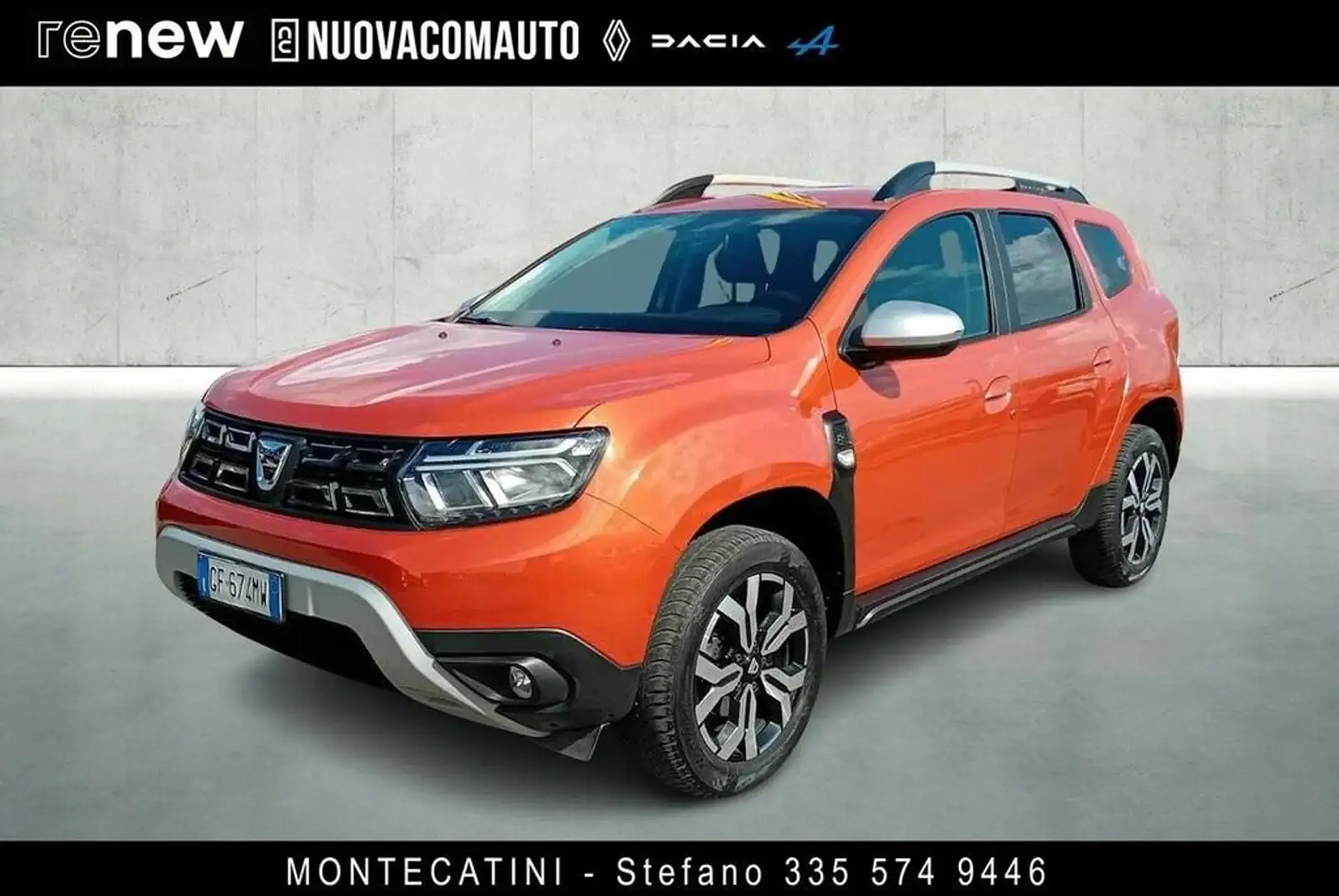 Dacia Duster 1.5 blue dci Prestige 4x4 115cv AUTOCARRO N1 Arancione - 1