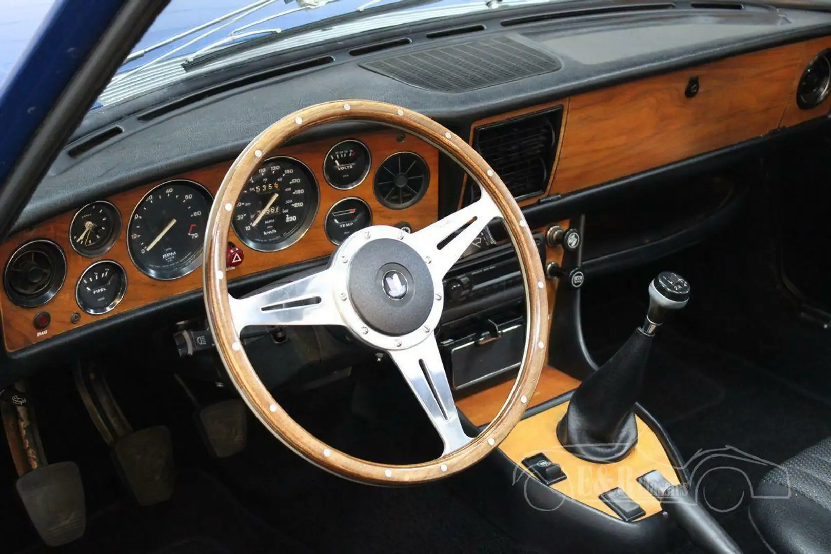 Triumph Stag uitgebreid gerestaureerd | overdrive | 1975 Albastru - 2