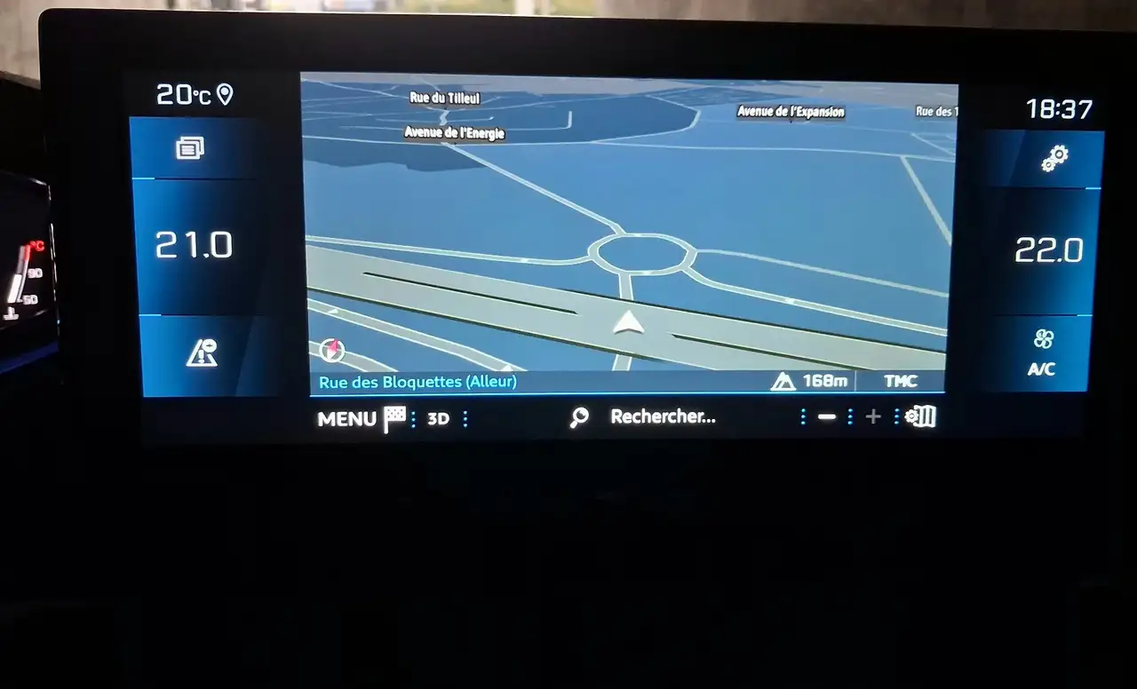 Peugeot 5008 GT LiNE 7 PL CUIR GPS CAMERA J ALU ATT REM LE, миниатюра 10