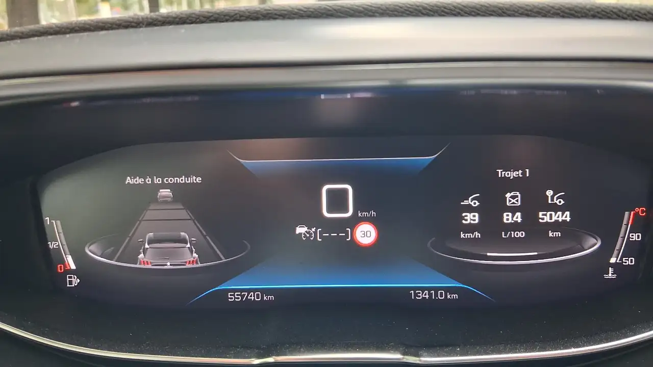 Peugeot 5008 GT LiNE 7 PL CUIR GPS CAMERA J ALU ATT REM LE, миниатюра 13
