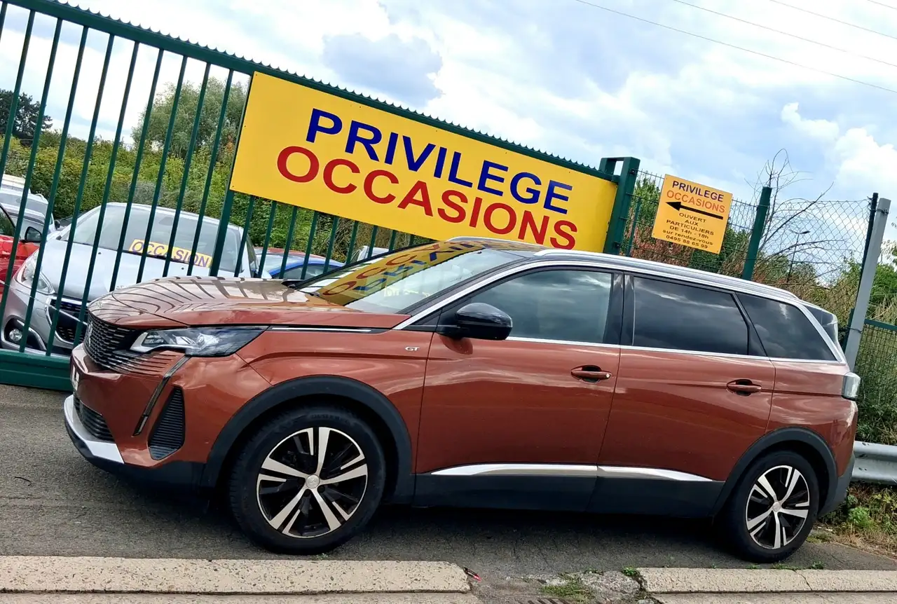 Peugeot 5008 GT LiNE 7 PL CUIR GPS CAMERA J ALU ATT REM LE, миниатюра 8
