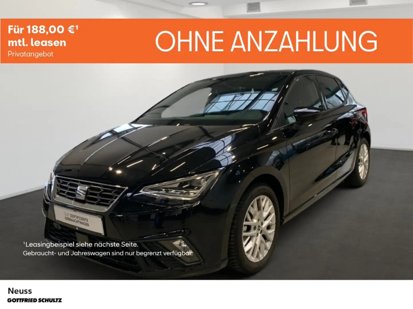 SEAT Ibiza FR DSG SITZHEIZUNG EINPARKHILFE NAVI LED Schwarz - 1